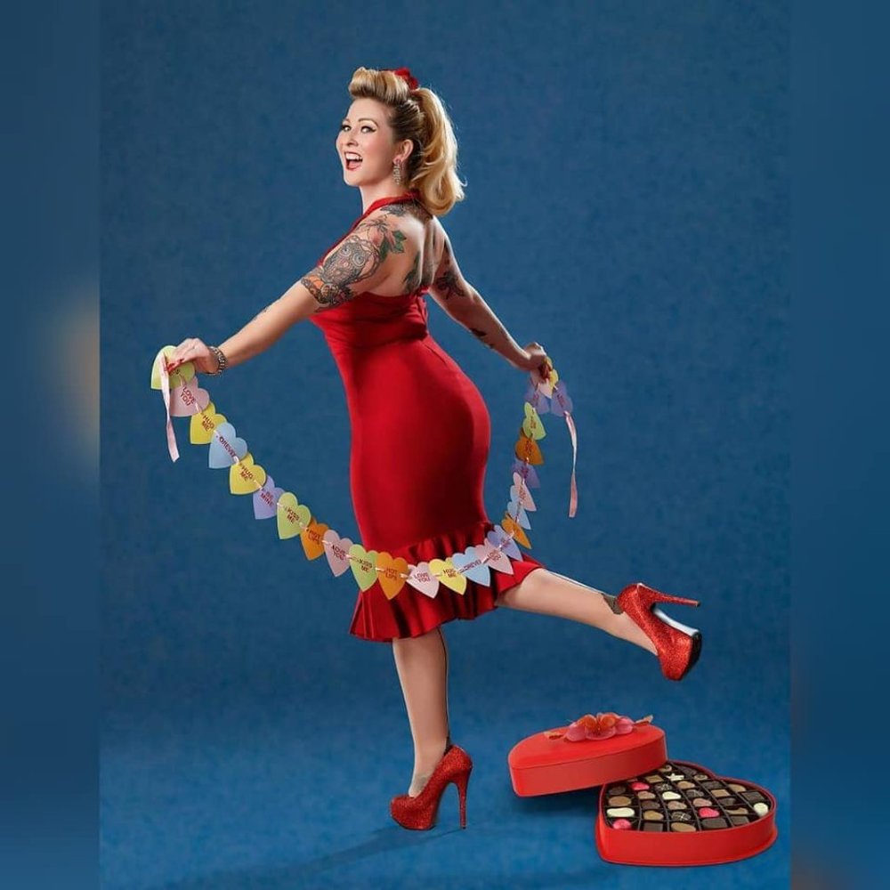 RockSteady "The Cherry Doll Face" dress - Picture 3 of 5